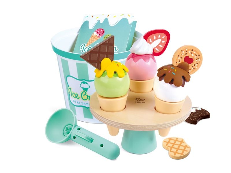Hape Eiscreme-Set Eiscreme-Set bietet Kindern kreativen Spielspass