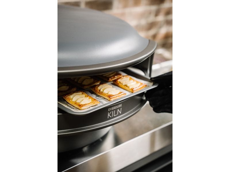 Everdure KILN Pizzaofen 2 Brenner rotierend, graphite Pizzaofen
