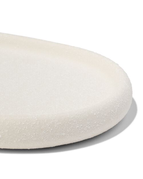 bougeoir ovale blanc