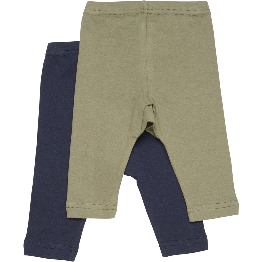pippi Leggings 2er Pack Deep Lichen Green