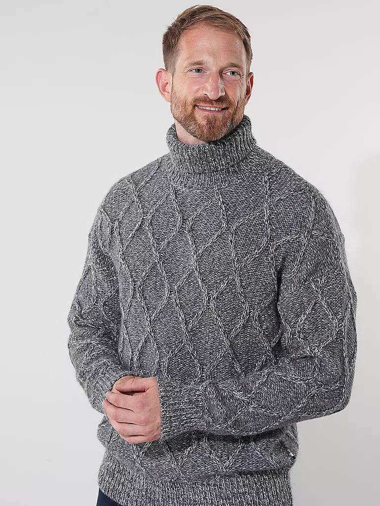 BOSS Rollkragenpullover ESTUPENDO grau