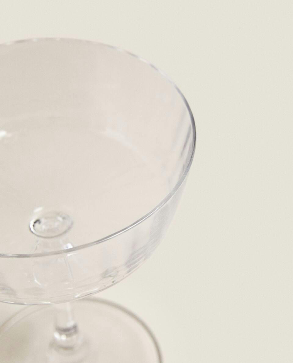 TAÇA DE COQUETEL FACETADA