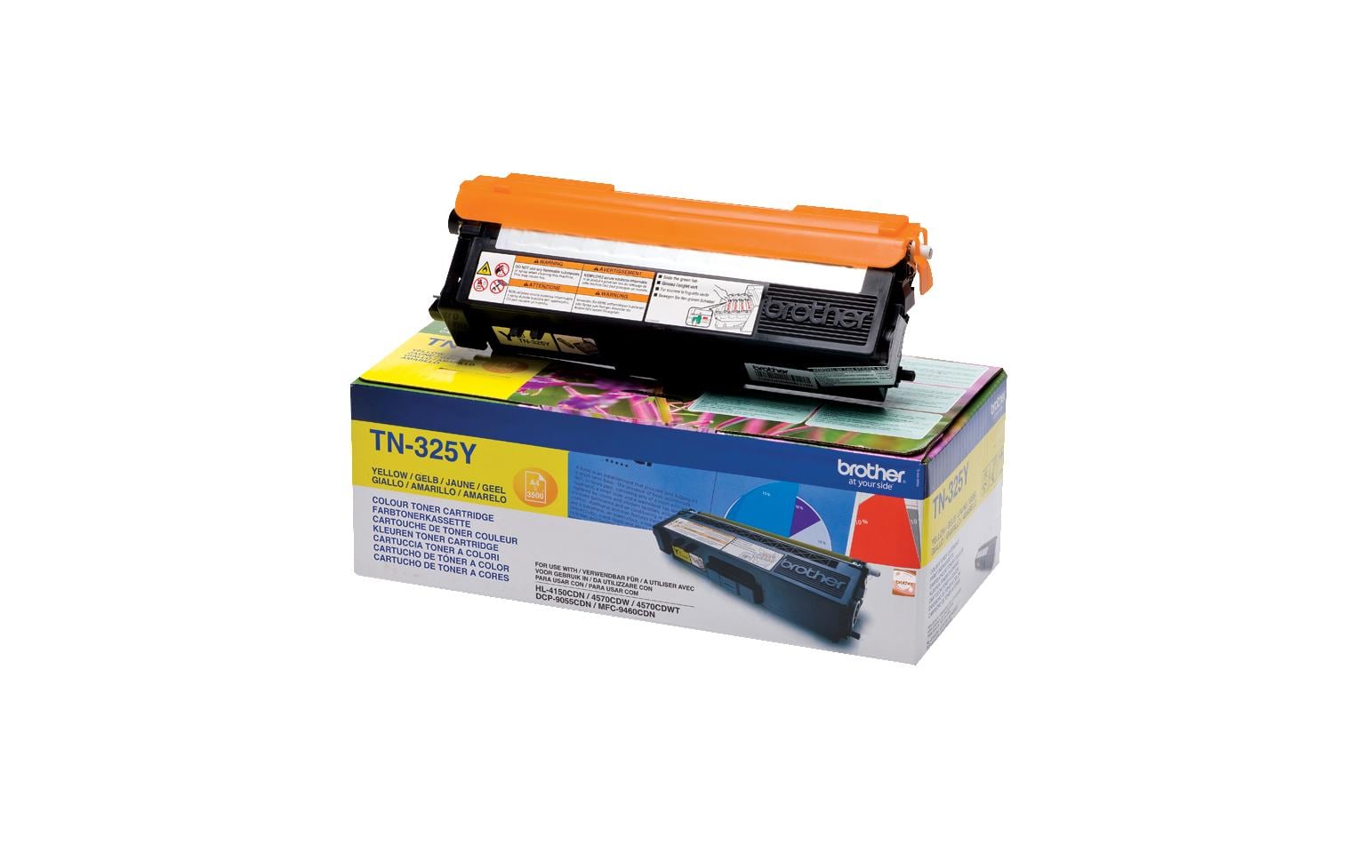 Toner TN-325Y Yellow<br>Toner, black
