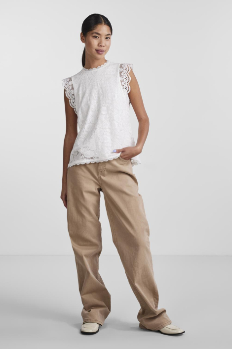 Pieces witte dames top