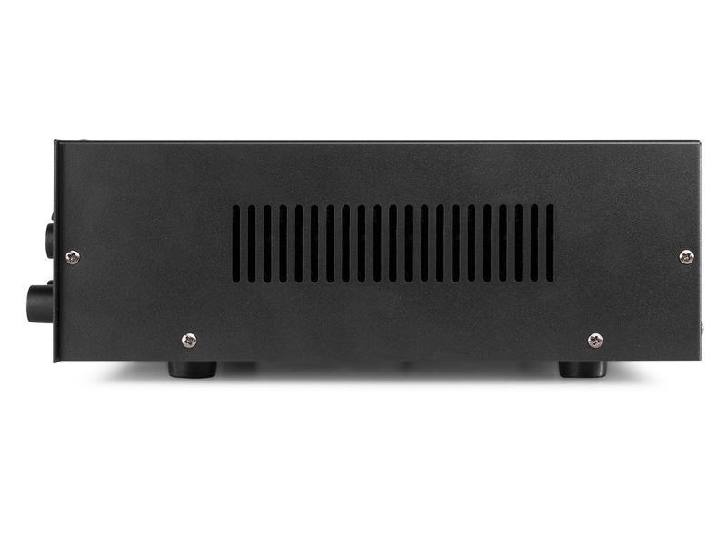 Power Dynamics Verstärker Pro PPA502 100 V, 2x 50 W 2-Kanal Verstärker mit Bluetooth, MP3-Player, Mikrofoneingang und verstellbarer Ausgangsleistung