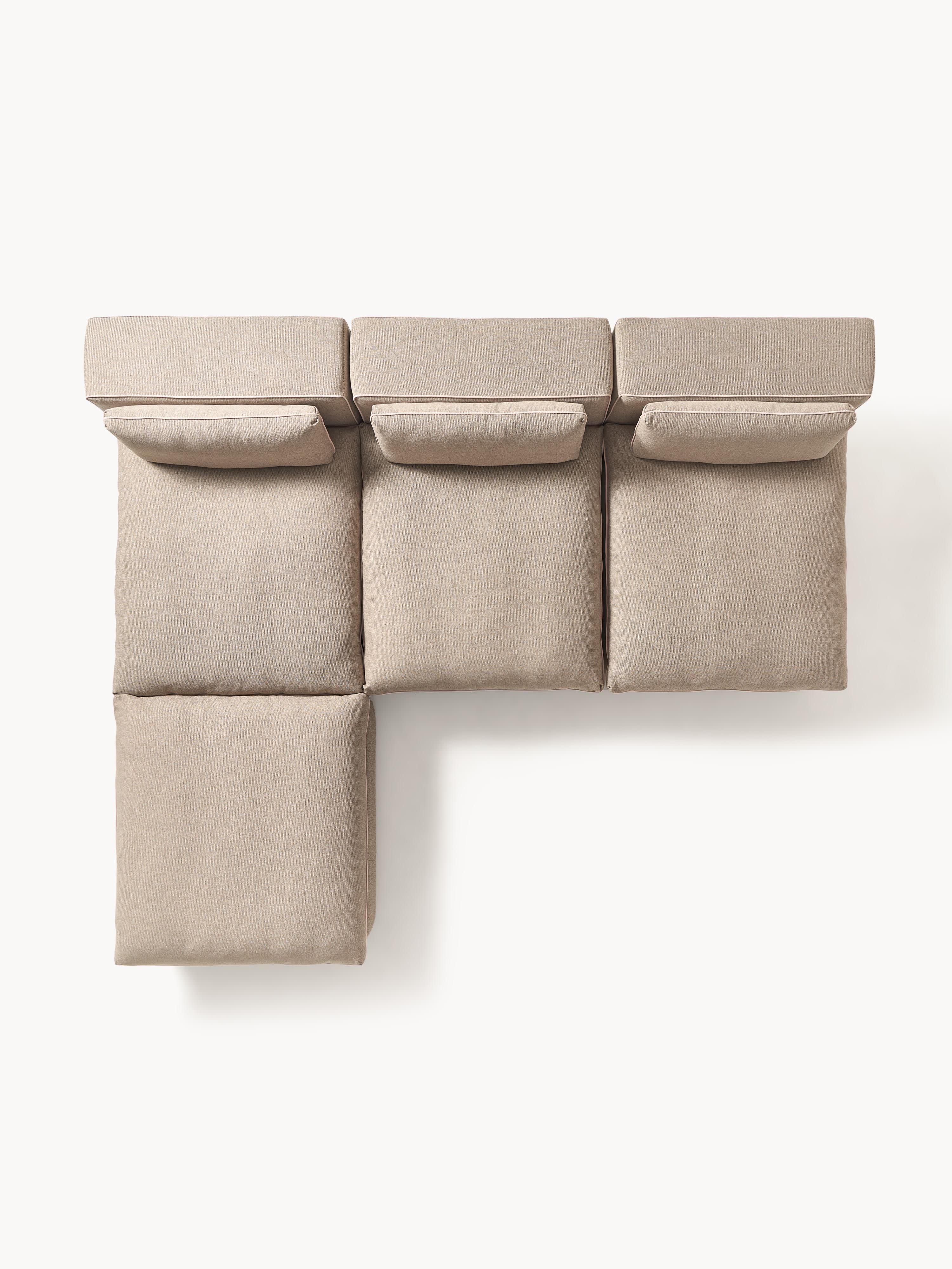 XL modulaire bank Felix met poef (links/rechts)