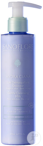 Sanoflore Hydra Ciana Lait Démaquillant Douceur 200ml