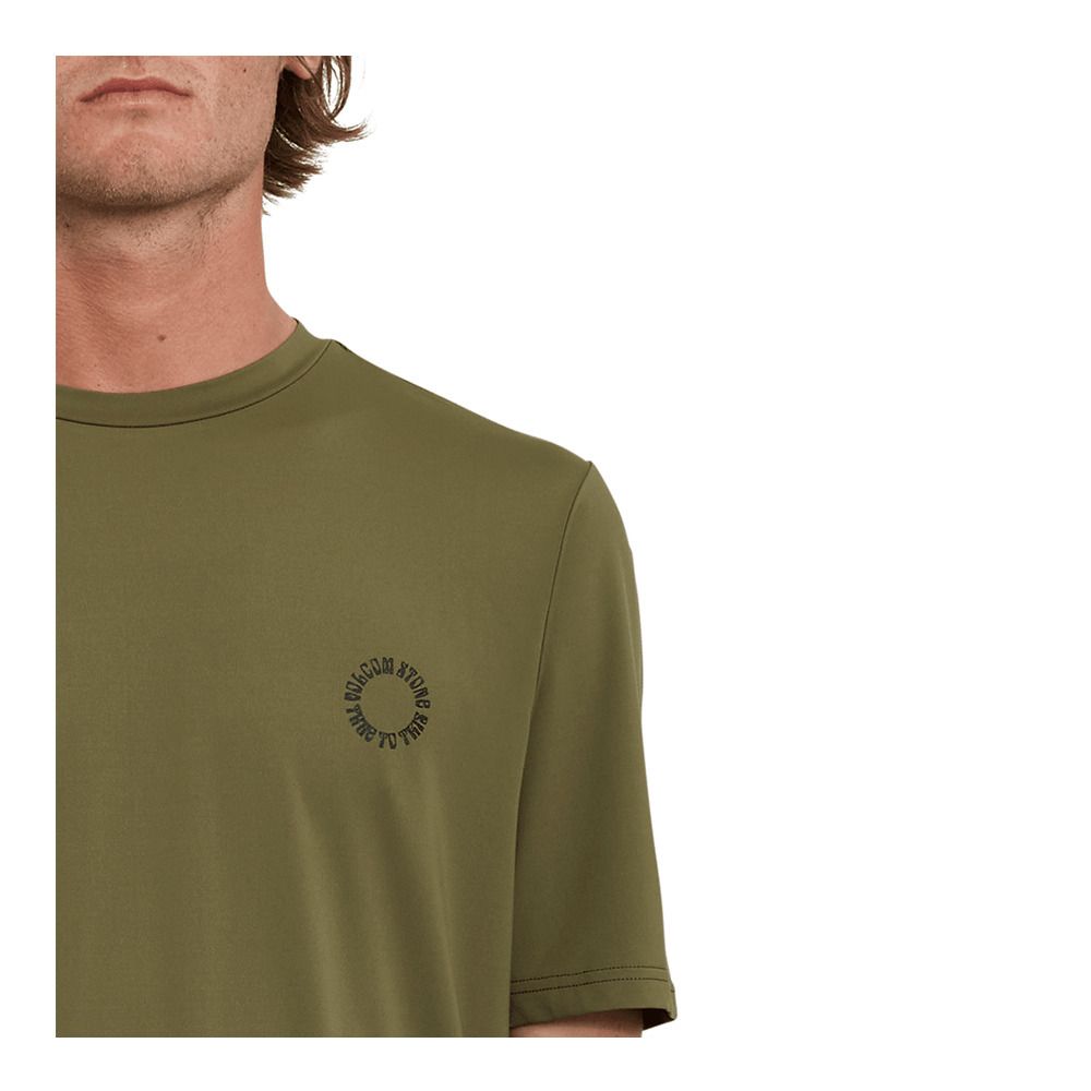 Volcom FAULTER - Rashguard Homme military