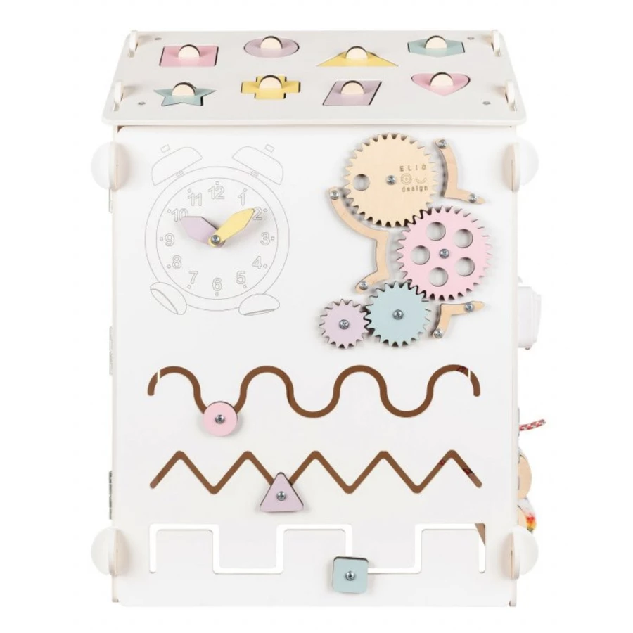 Montessori® BusyKids House - Pastell Weiss Montessori® by Busy Kids mehrfarbig