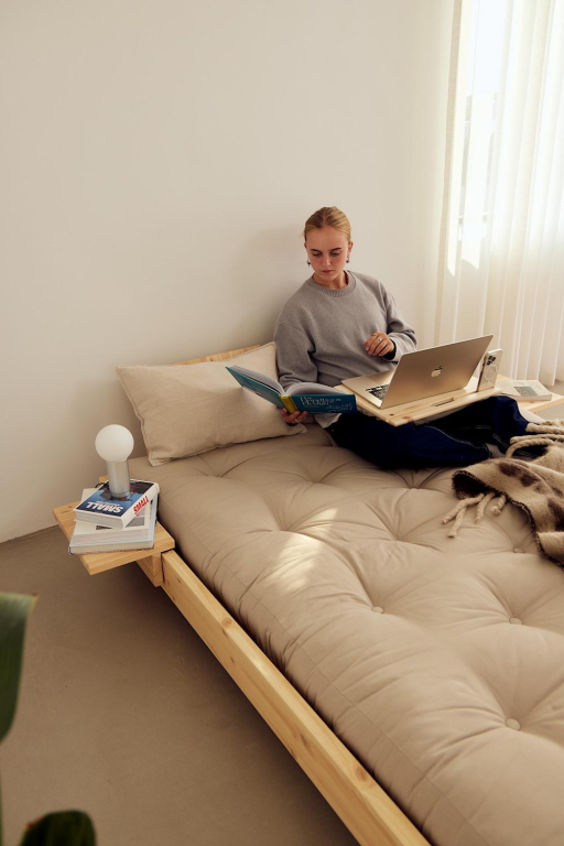 Karup Design Social bed 140x200 met hoofdbord Natural