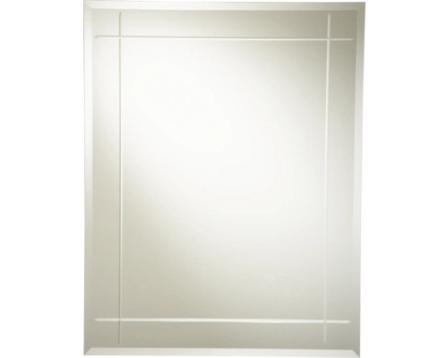 Kristallen spiegel geblokt 55x70 cm