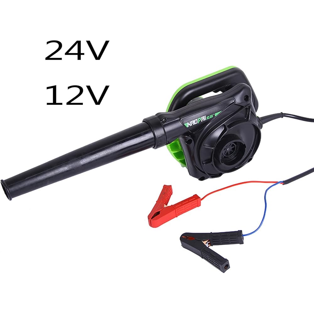 Souffleur à feuilles et aspirateur de jardin 2 en 1 - 3,8 cm - 1200 W - Puissance : 16 000 tr/min - Collecteurs de poussière multifonction : Jardin