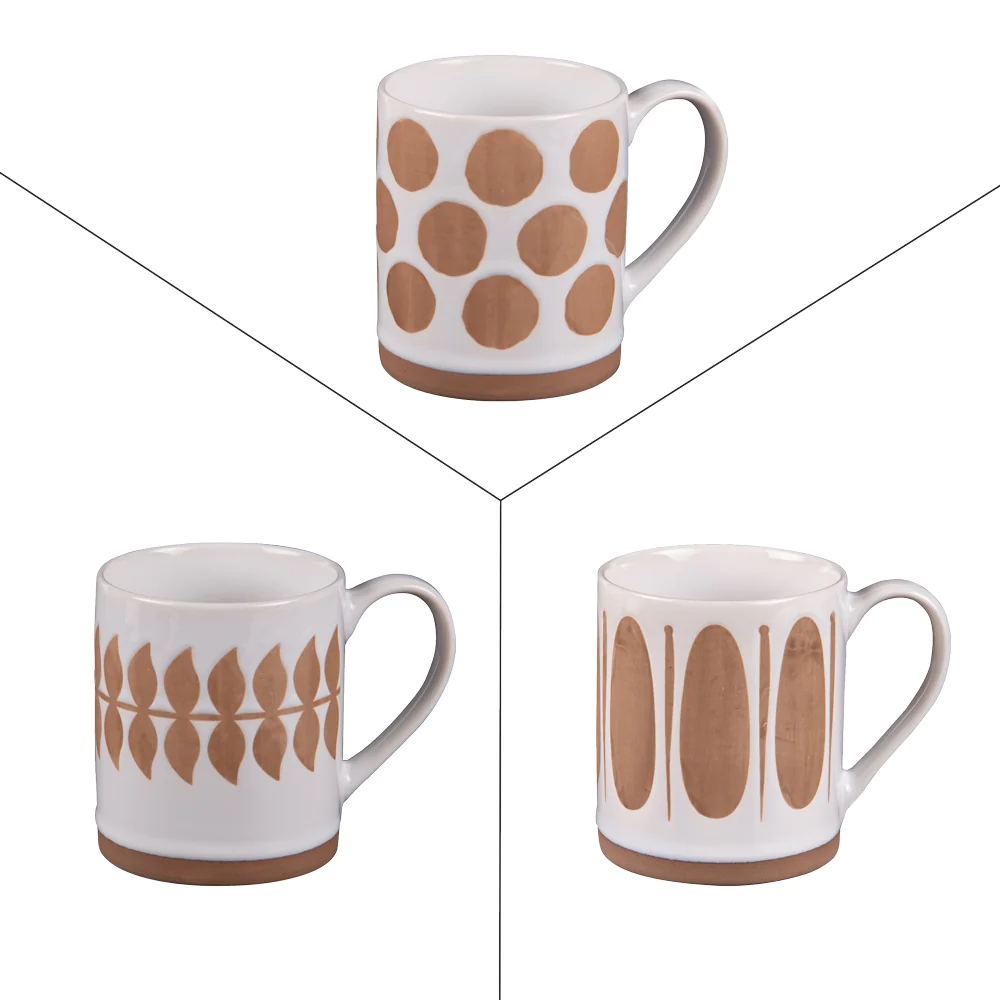 Mug Lindos 35 cl (lot de 3) Table passion