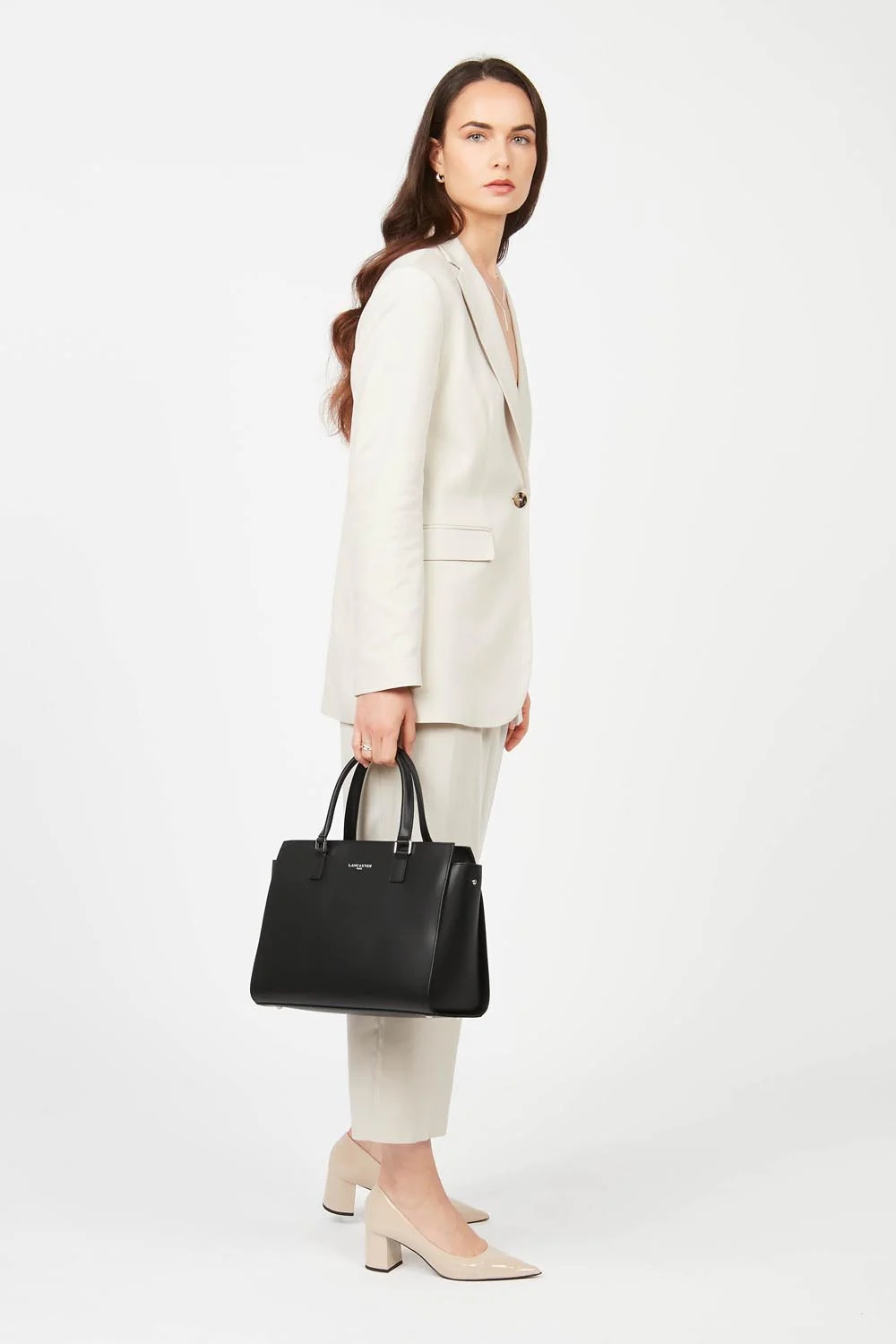 Smooth-Grand sac cabas main