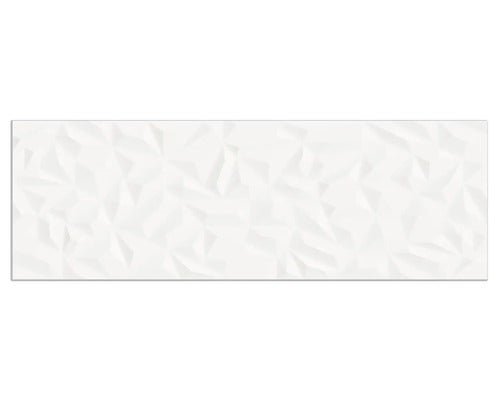 Wandtegel Space Sneeuwwit 3D mat 40x120 cm gerectificeerd