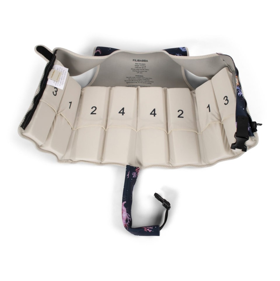 Filibabba - Svømmevest 5-6 år - Rainbow Reef - (FI-02995)