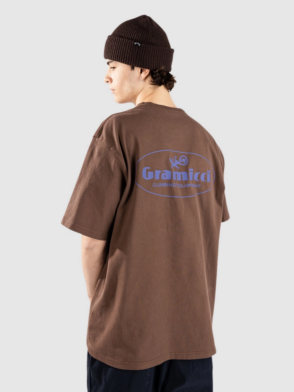 Gramicci Climbing Equipment T-Shirt brown pigment