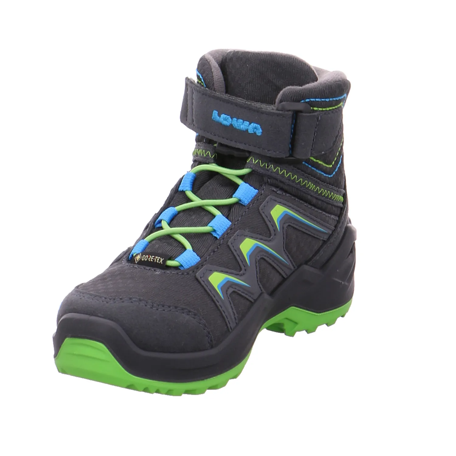 LOWA Kleinkinder-Snowboot  Membran Grau Synthetik  Winterschuh Unisex