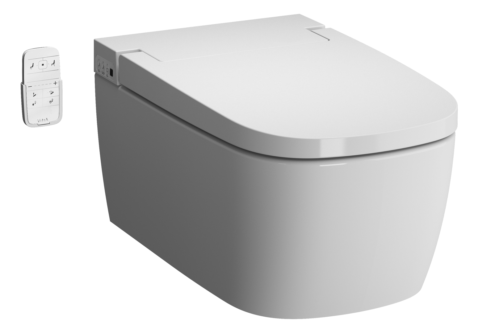 Vitra V-Care Metropole douche wc randloos met softclose zitting wit glans