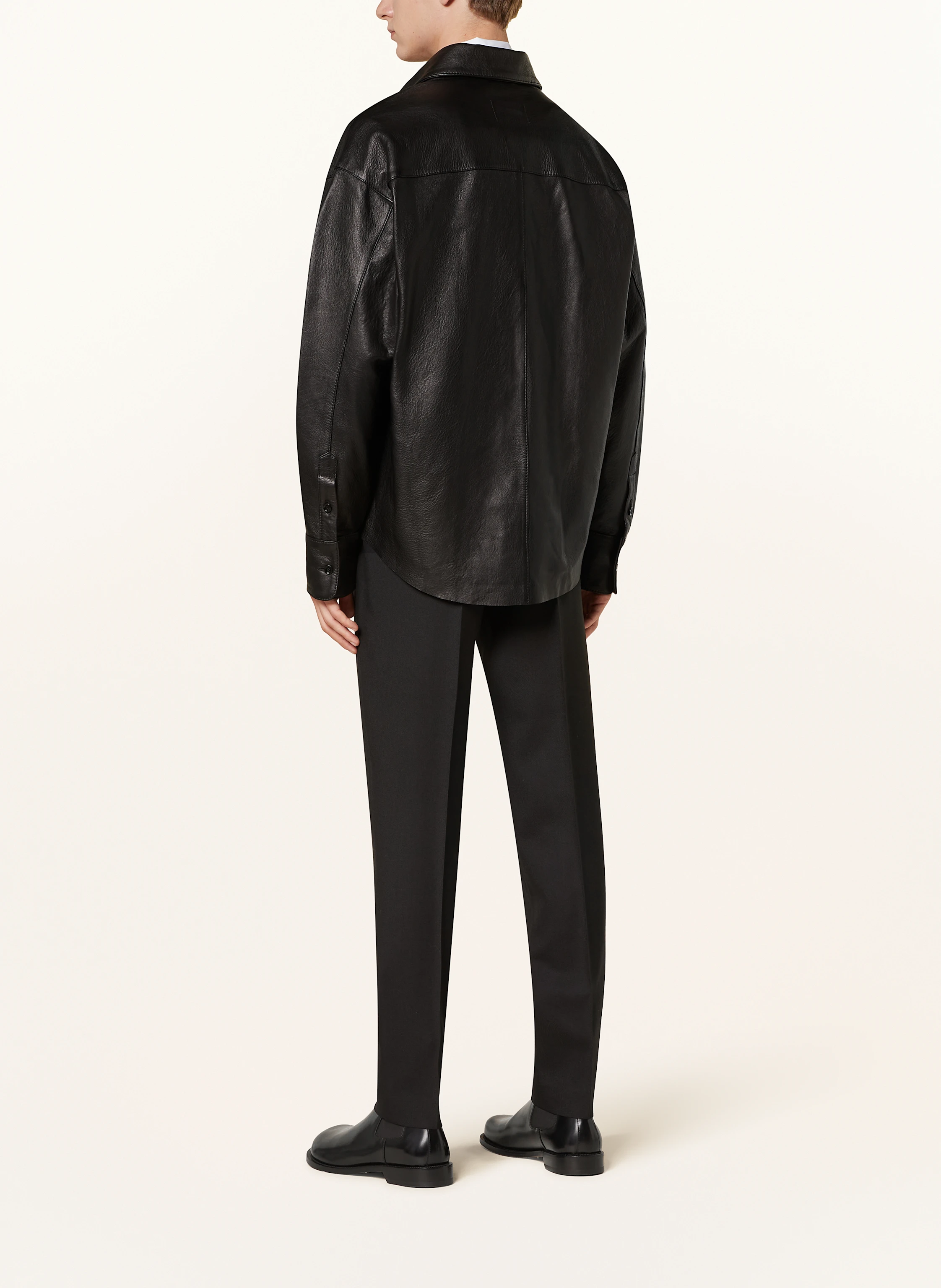 AMI PARIS Overjacket aus Leder