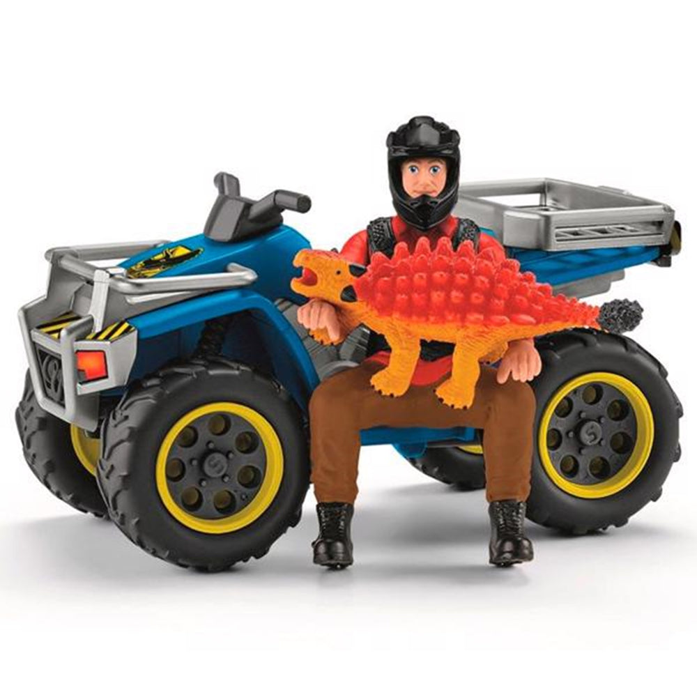 Køb schleich® Dinosaurs Quad Flugt fra Velociraptor