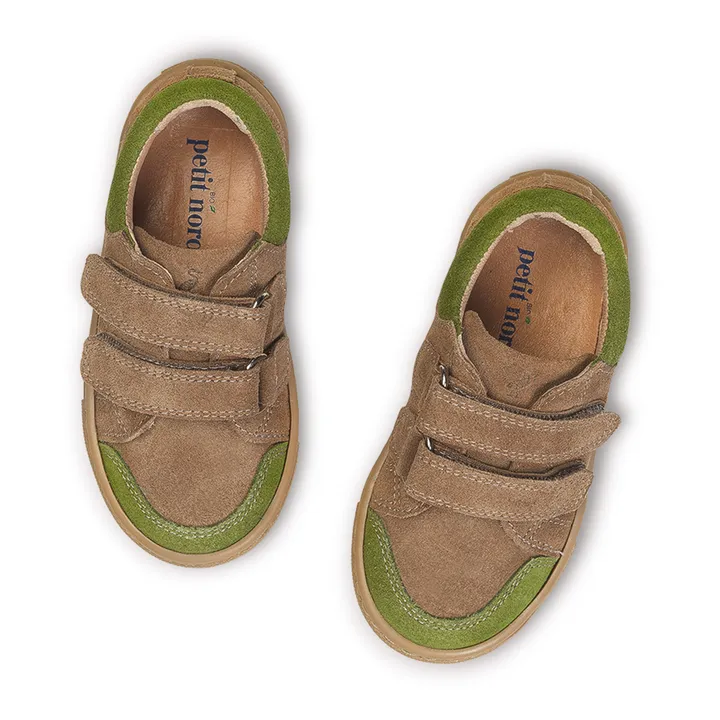 Petit Nord Baskets Basses Scratchs  | Marron