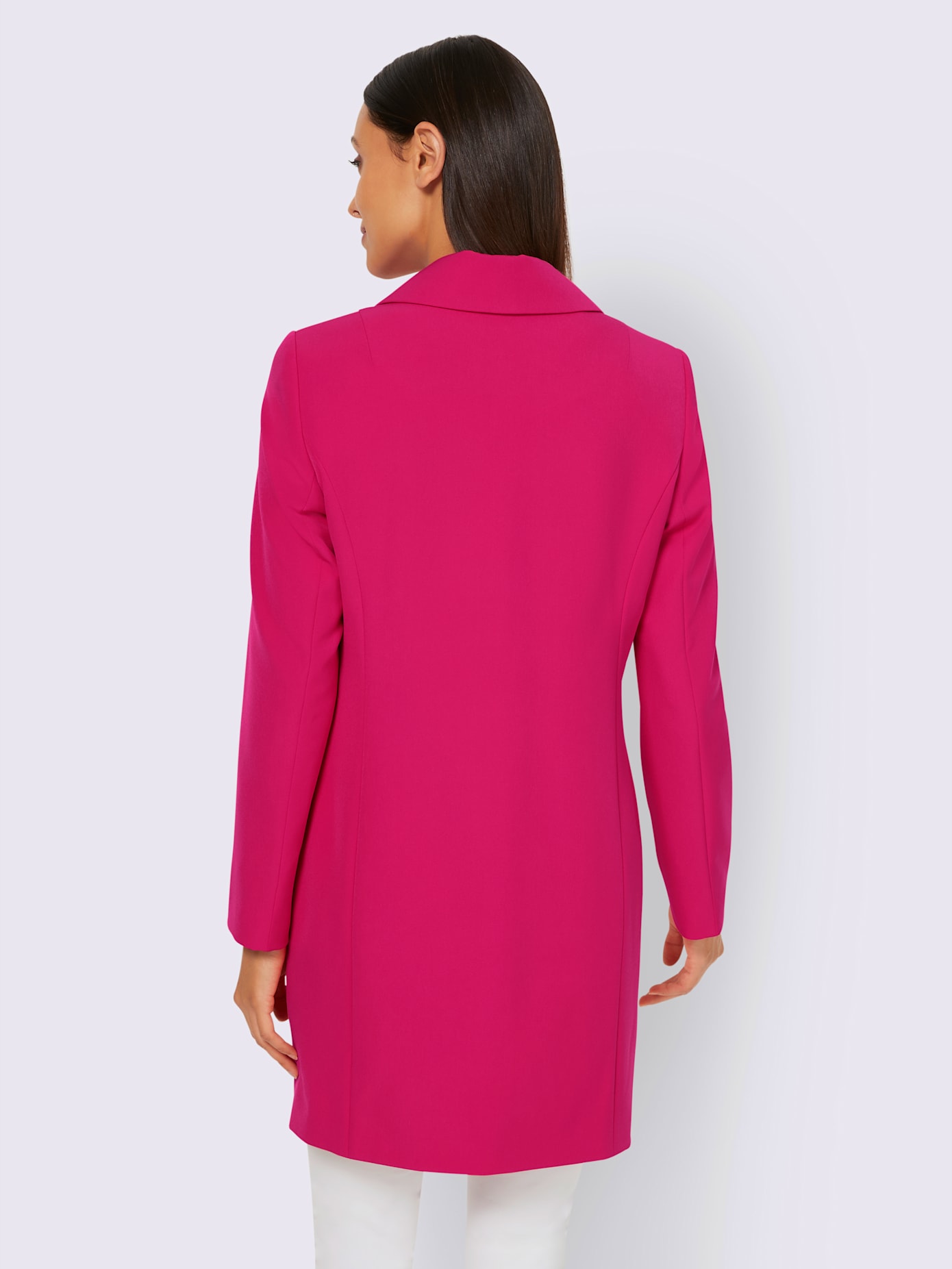 Manteau matière douce au joli tombé