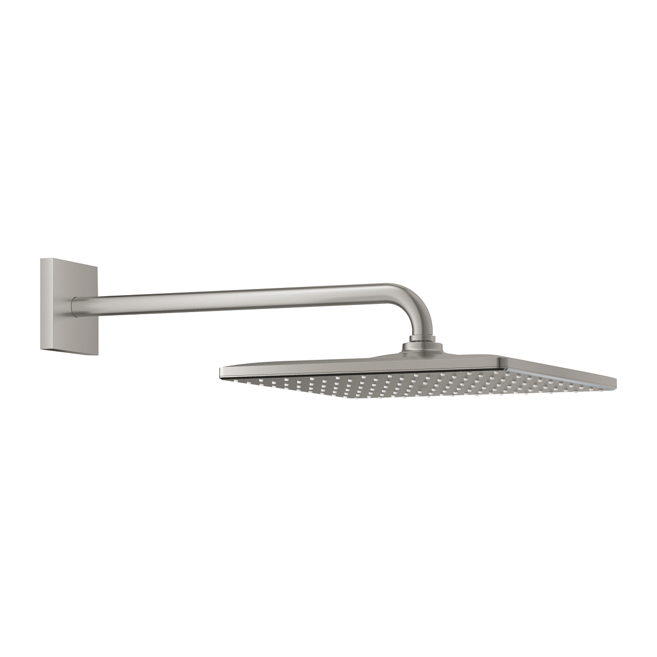 Grohe Rainshower hoofddouche vierkant met douchearm wandmontage supersteel