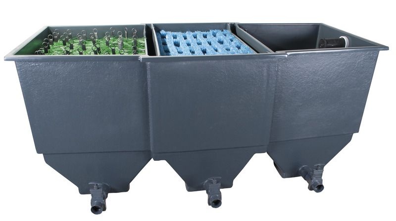 Superfish Poly tech move 100, betrouwbaar meerkamer vijverfilter