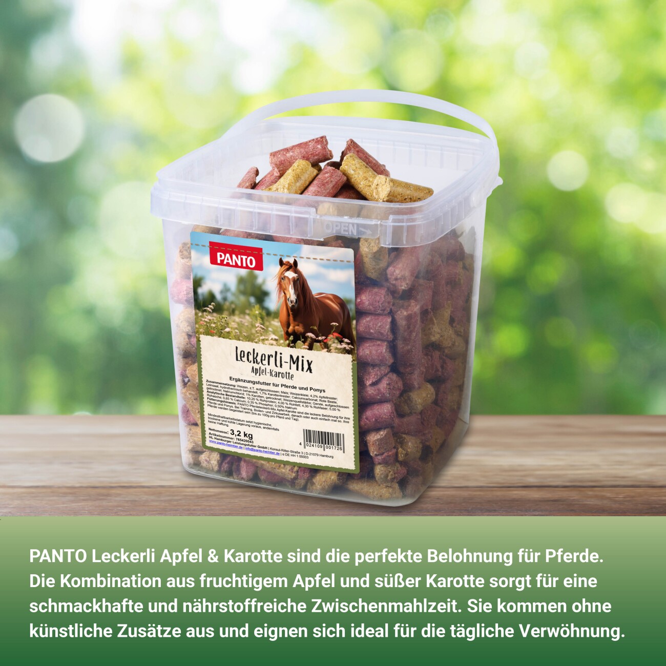 Panto LECKERLI APFEL & KAROTTE (EIMER)