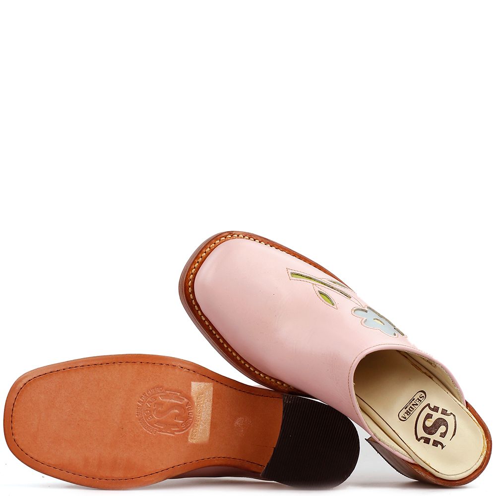 Sendra klompen 4889 Nappa Baly Rosa
