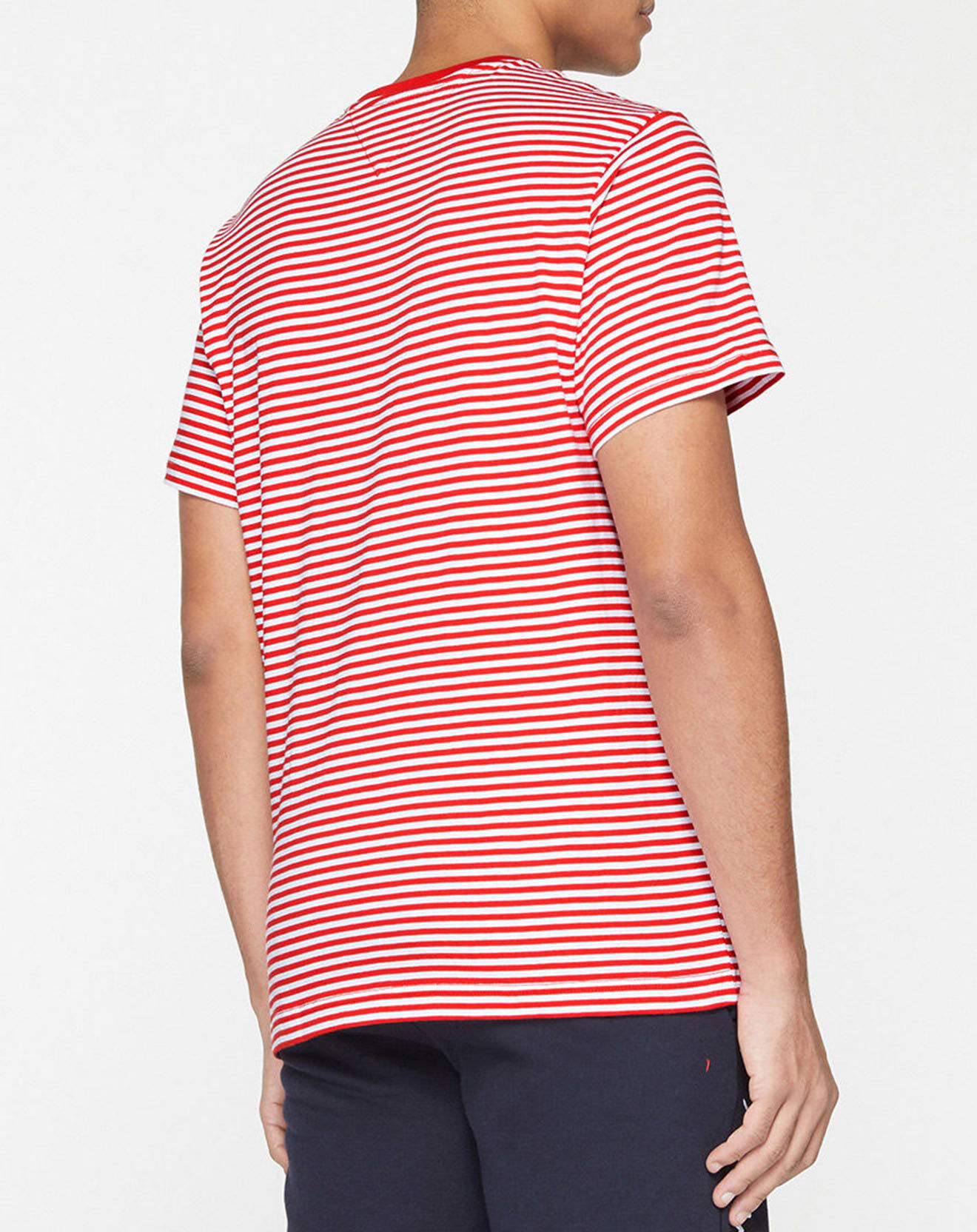 Tommy Jeans T-Shirt Tommy Classics rayé blanc/rouge