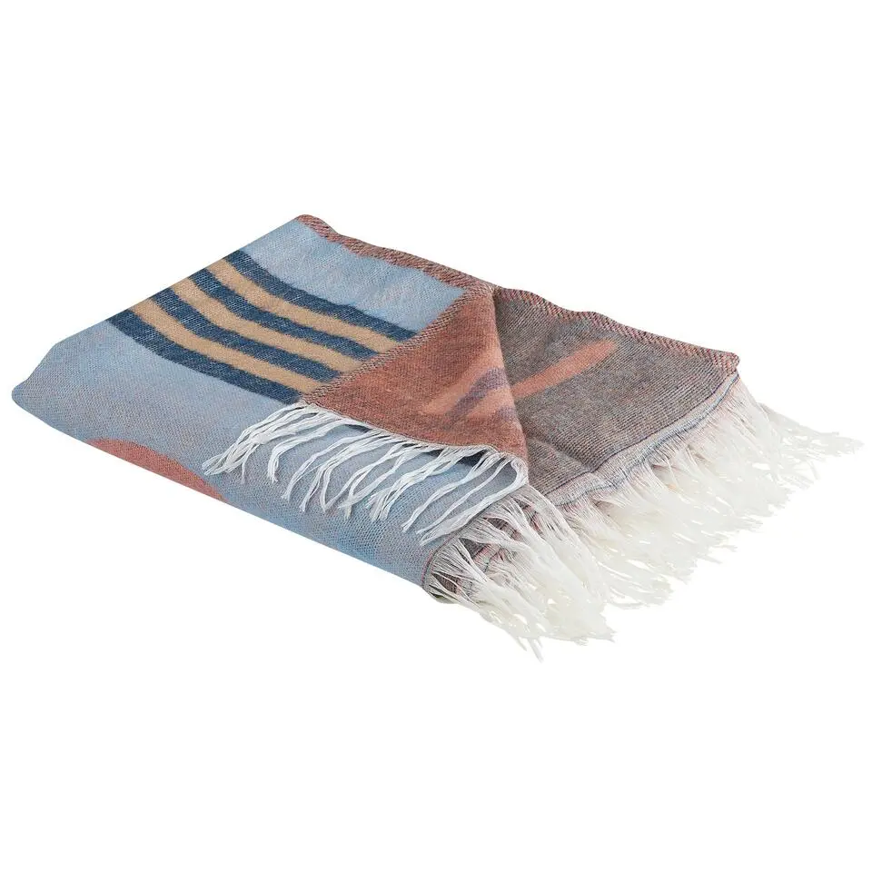 RESHA - Plaid - Multicolor - 130 x 170 cm - Polyester