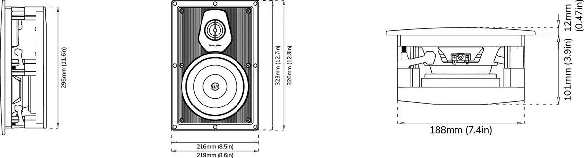 Sonus Faber PW-562 (la pièce) Enceintes encastrables
