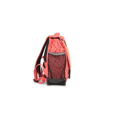Cartable maternelle réversible Tutti Frutti - 35 cm - 1 compartiment - rouge - Pol Fox