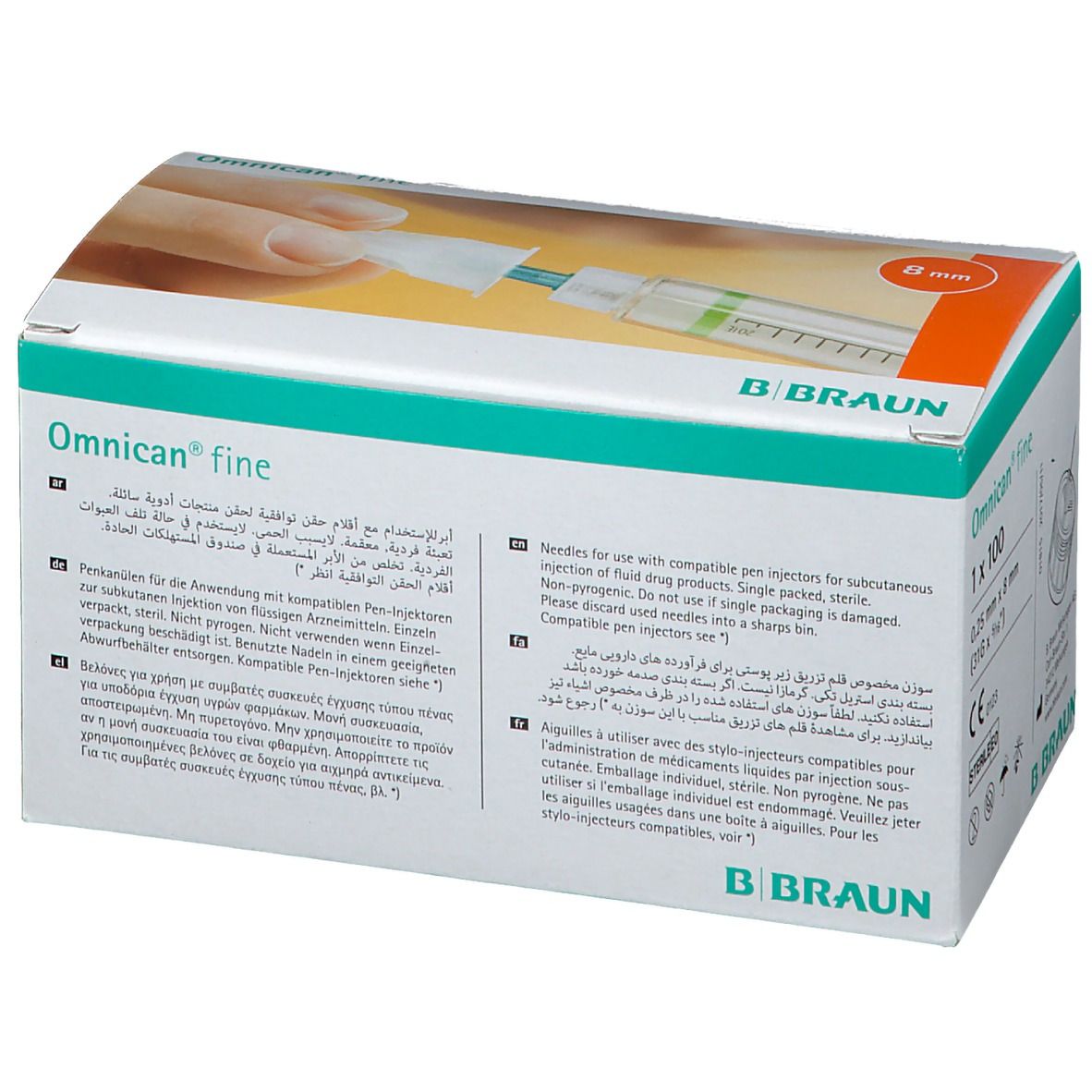 Omnican® fine Penkanüle  31G  0,25 x 8mm