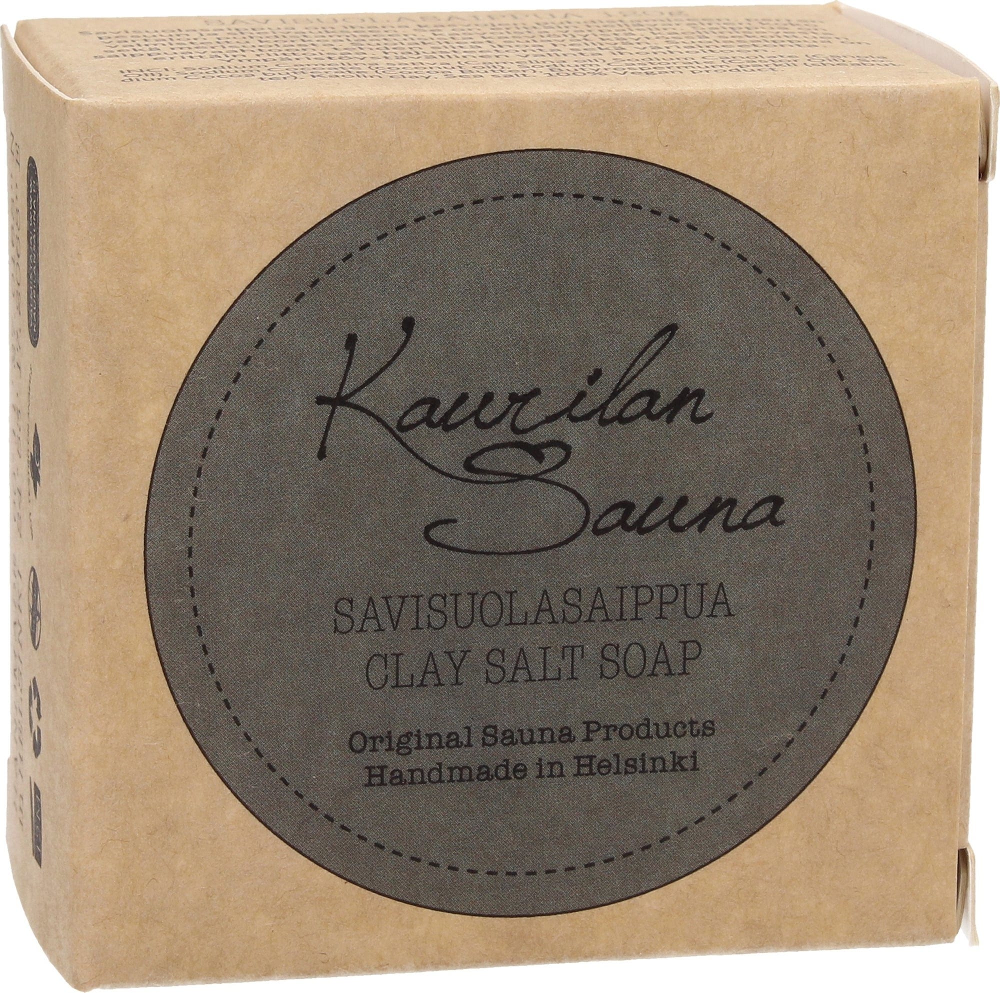 Kaurilan Sauna  Clay Salt Soap, Karton (120 g)