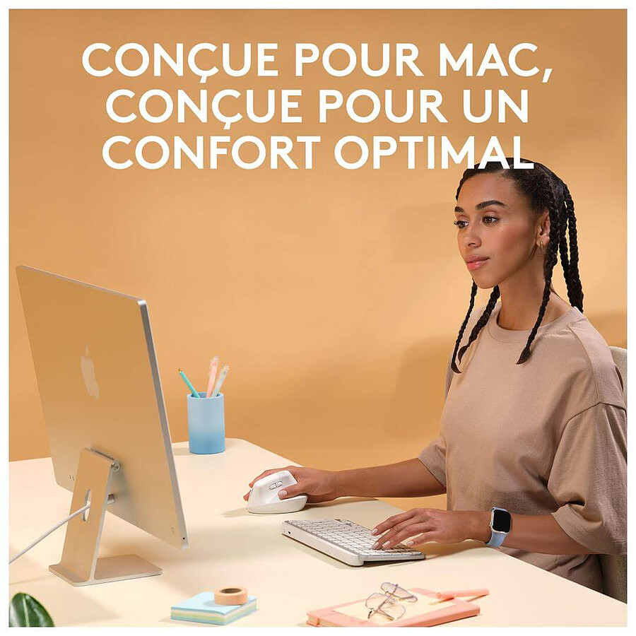 Logitech Lift for Mac - Blanc