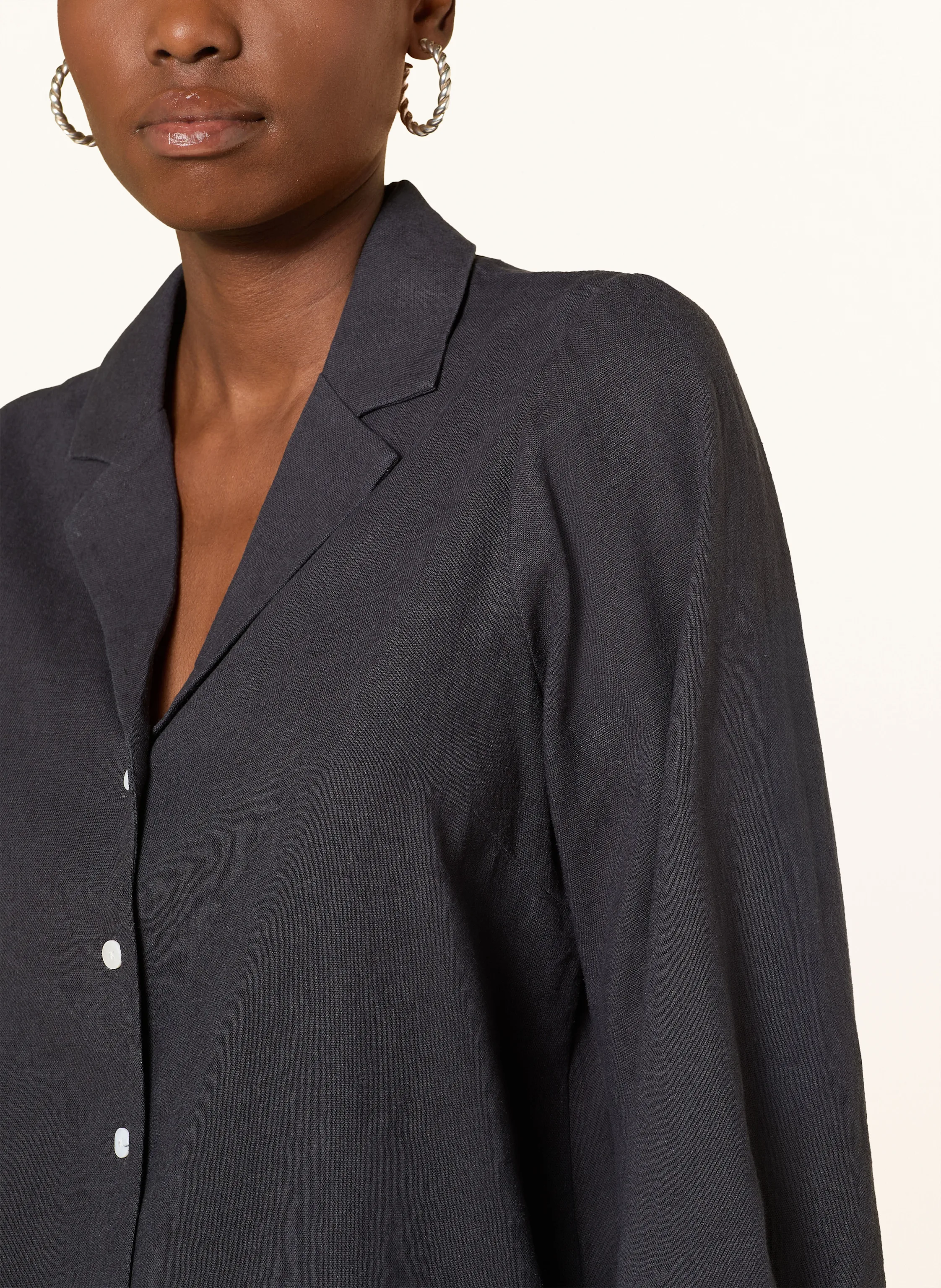 MSCH COPENHAGEN Bluse MSCHPENNIE GINIA mit Leinen und 3/4-Arm