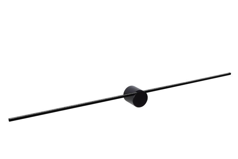 Lucide Mizar wandlamp LED badkamer IP44 medium zwart