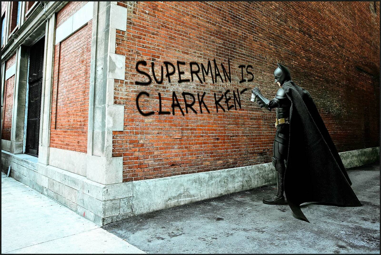 Clark Kent Graffiti by Daniel Picard - Limited Edition. Edition of: 150. Signed.