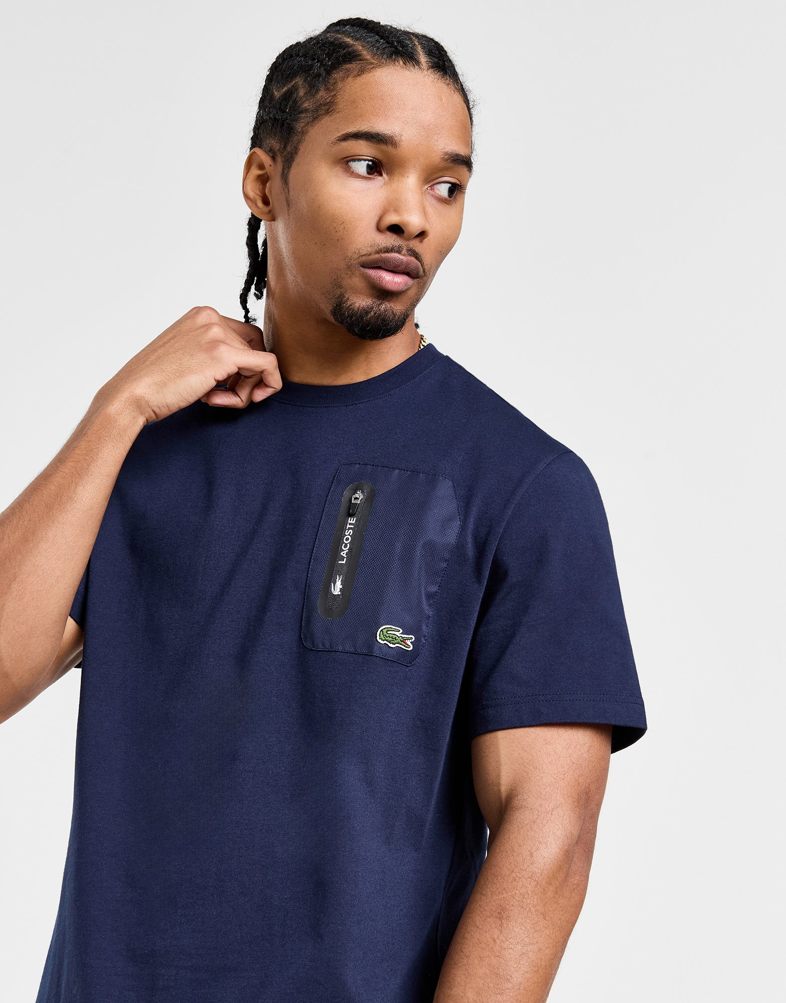 Lacoste T-shirt Woven Pocket Homme