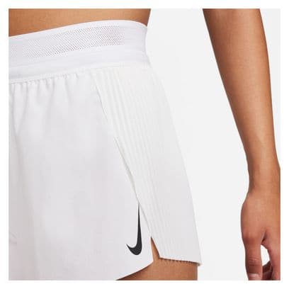 Short splité Femme Nike Dri-Fit ADV Aeroswift 3in Blanc