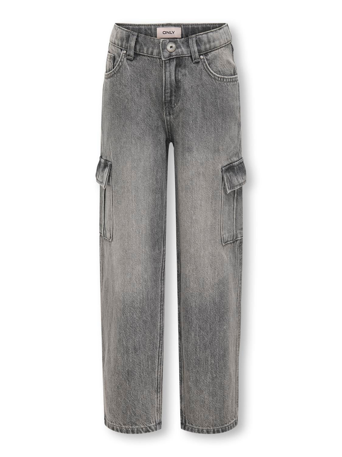 KOGHARMONY Weiter Beinschnitt Jeans Dark Grey Denim