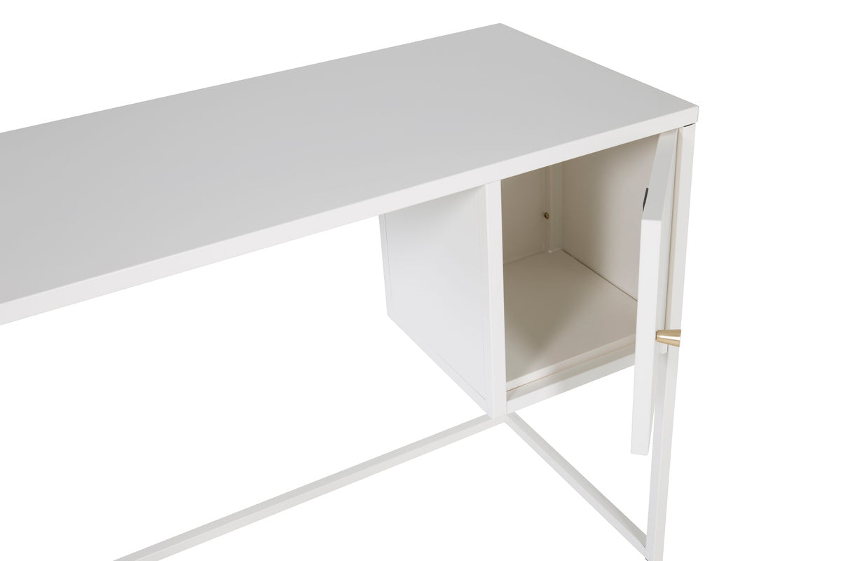 FjÃ´rd - Bureau - Wit Metaal - 95x45x75cm - Bakal