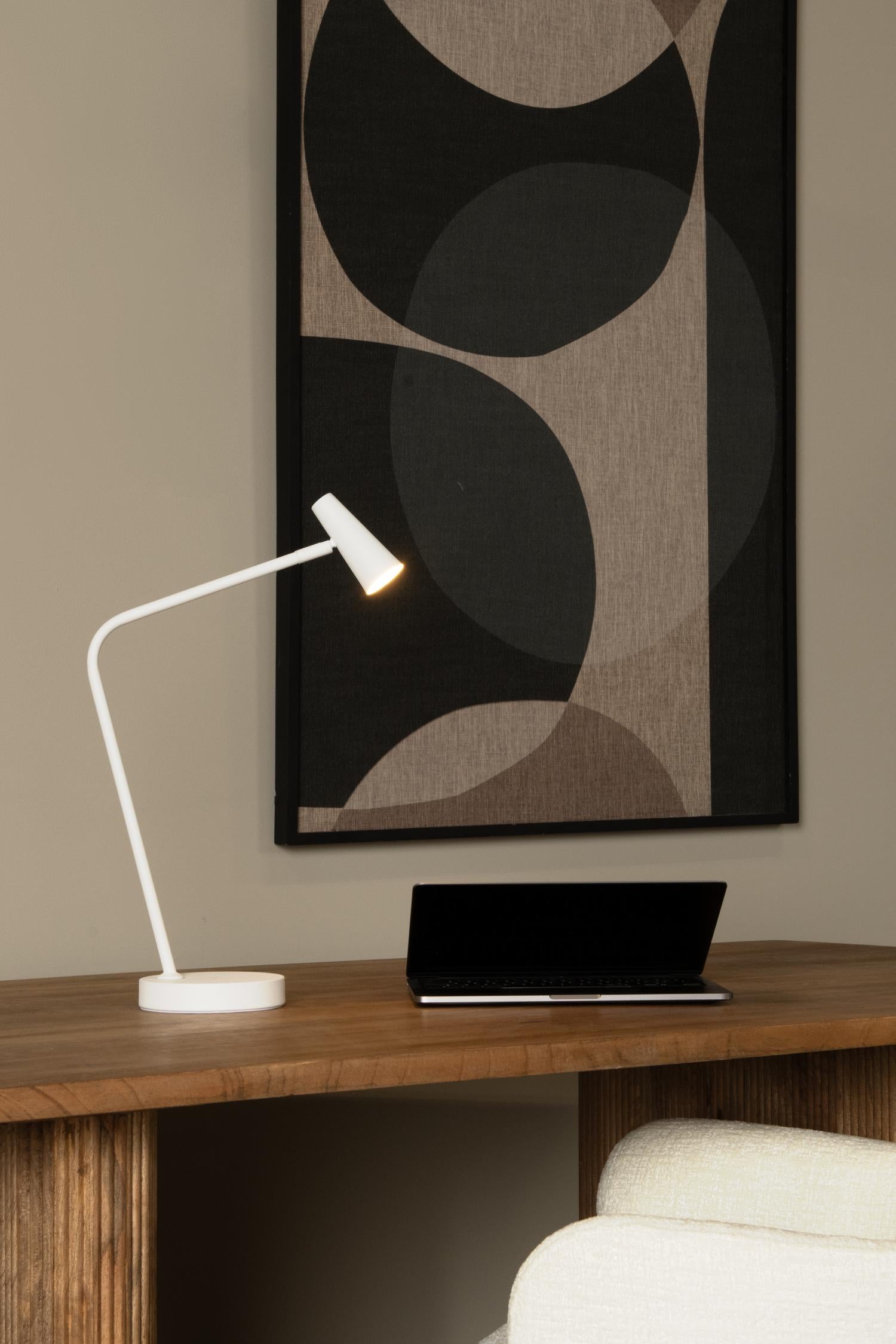 Stirling bureaulamp LED oplaadbaar wit