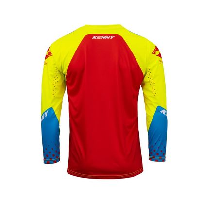 Maillot cross Kenny TRACK FOCUS 2024 - Jaune / Rouge