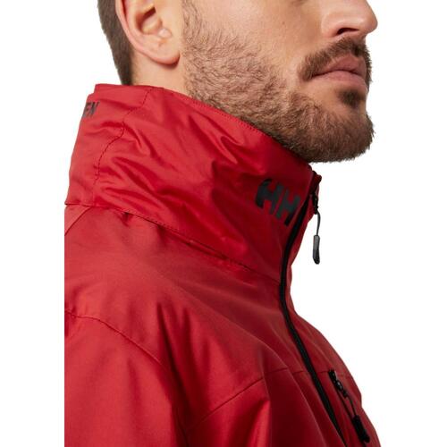 Helly Hansen - CREW HOODED MIDLAYER JACKET Rojo