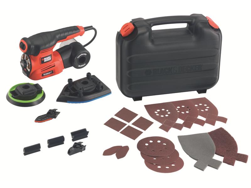 BLACK DECKER Multischleifer Autoselect 4 in 1 Multischleifer mit vier Funktionen