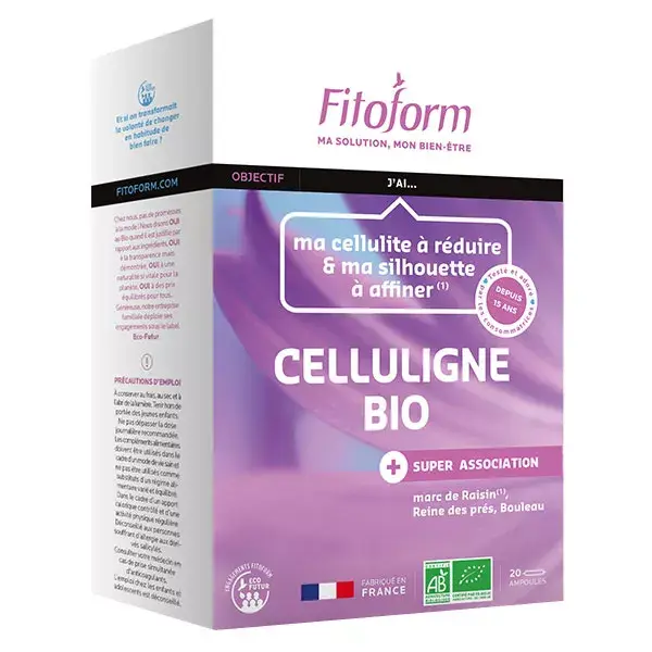 Fitoform Celluligne Orgânico 20 ampolas